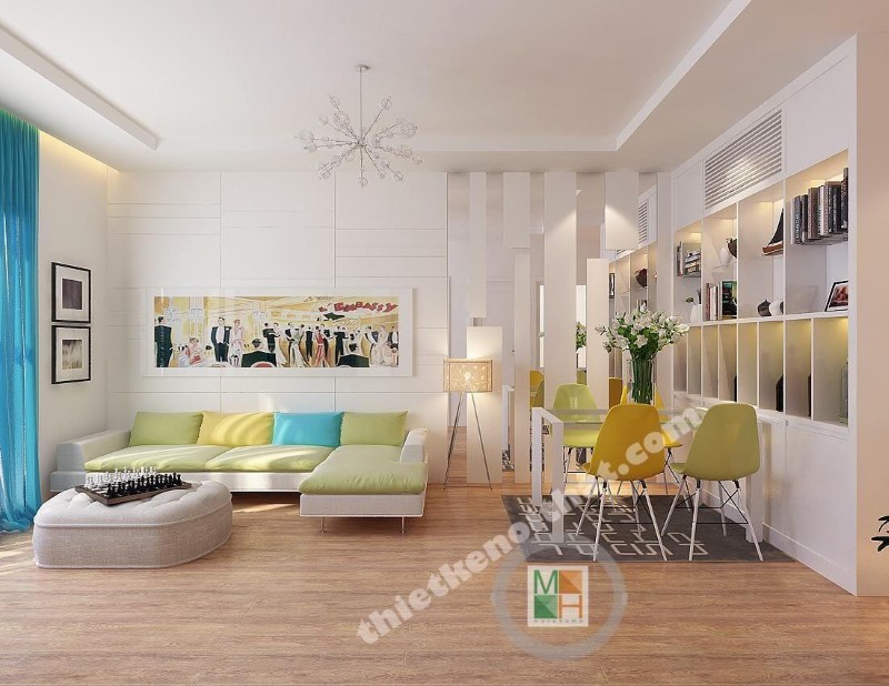 Thiết kế chung cư times city 2 phòng ngủ